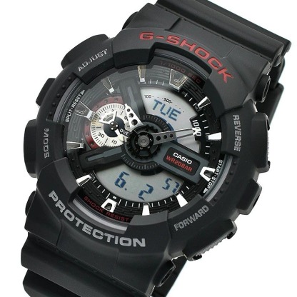 Casio G-Shock GA-110-1A Analog Digital Men's Watch (Black) GA110-1A