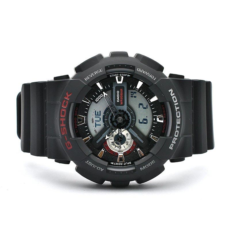 Casio G-Shock GA-110-1A Analog Digital Men's Watch (Black) GA110-1A