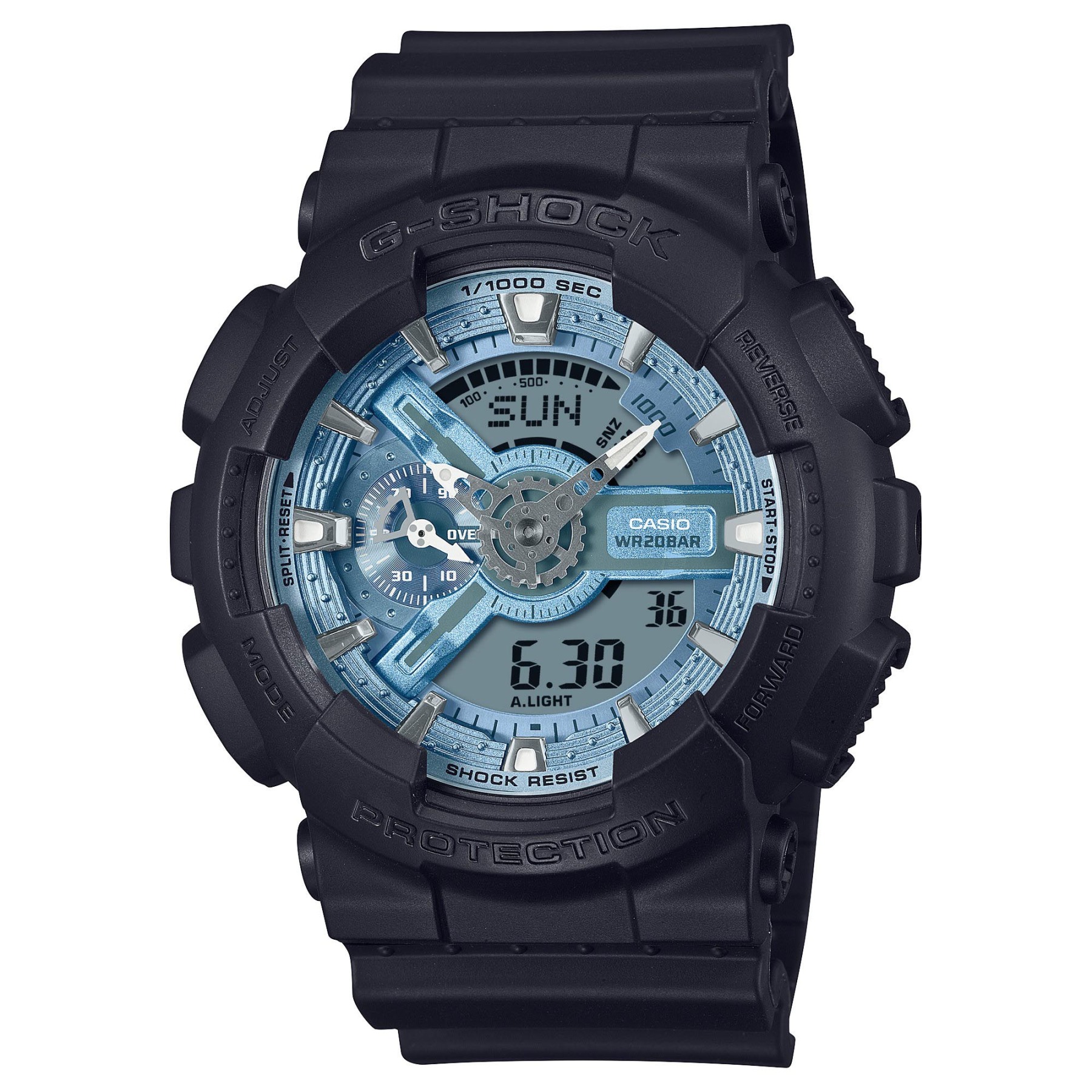 Casio G-Shock GA-110CD-1A2 Analog Digital Men's Watch (Blue & Black) GA110CD-1A2