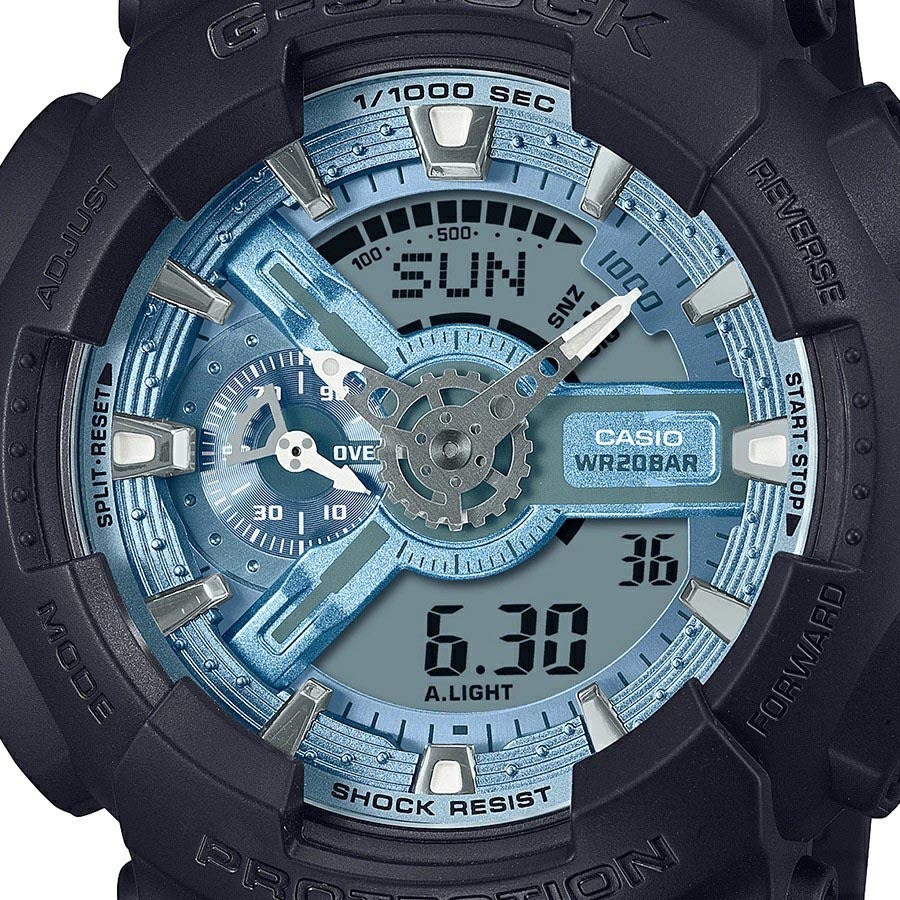 Casio G-Shock GA-110CD-1A2 Analog Digital Men's Watch (Blue & Black) GA110CD-1A2
