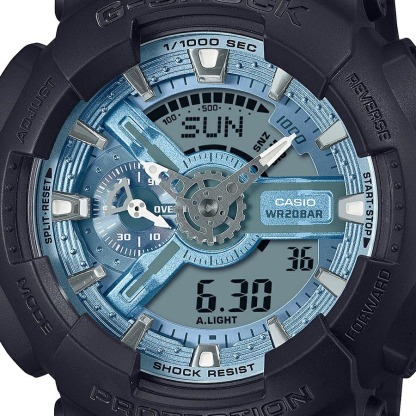 Casio G-Shock GA-110CD-1A2 Analog Digital Men's Watch (Blue & Black) GA110CD-1A2