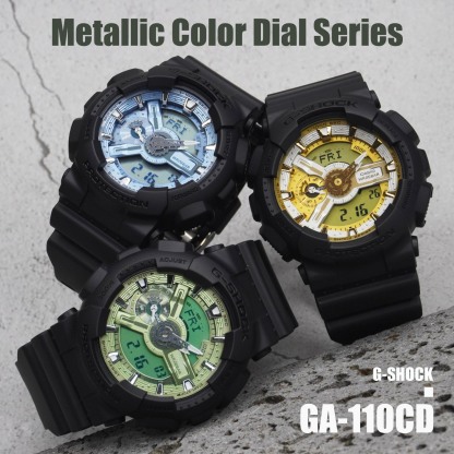 Casio G-Shock GA-110CD-1A2 Analog Digital Men's Watch (Ice Blue & Black) GA110CD-1A2