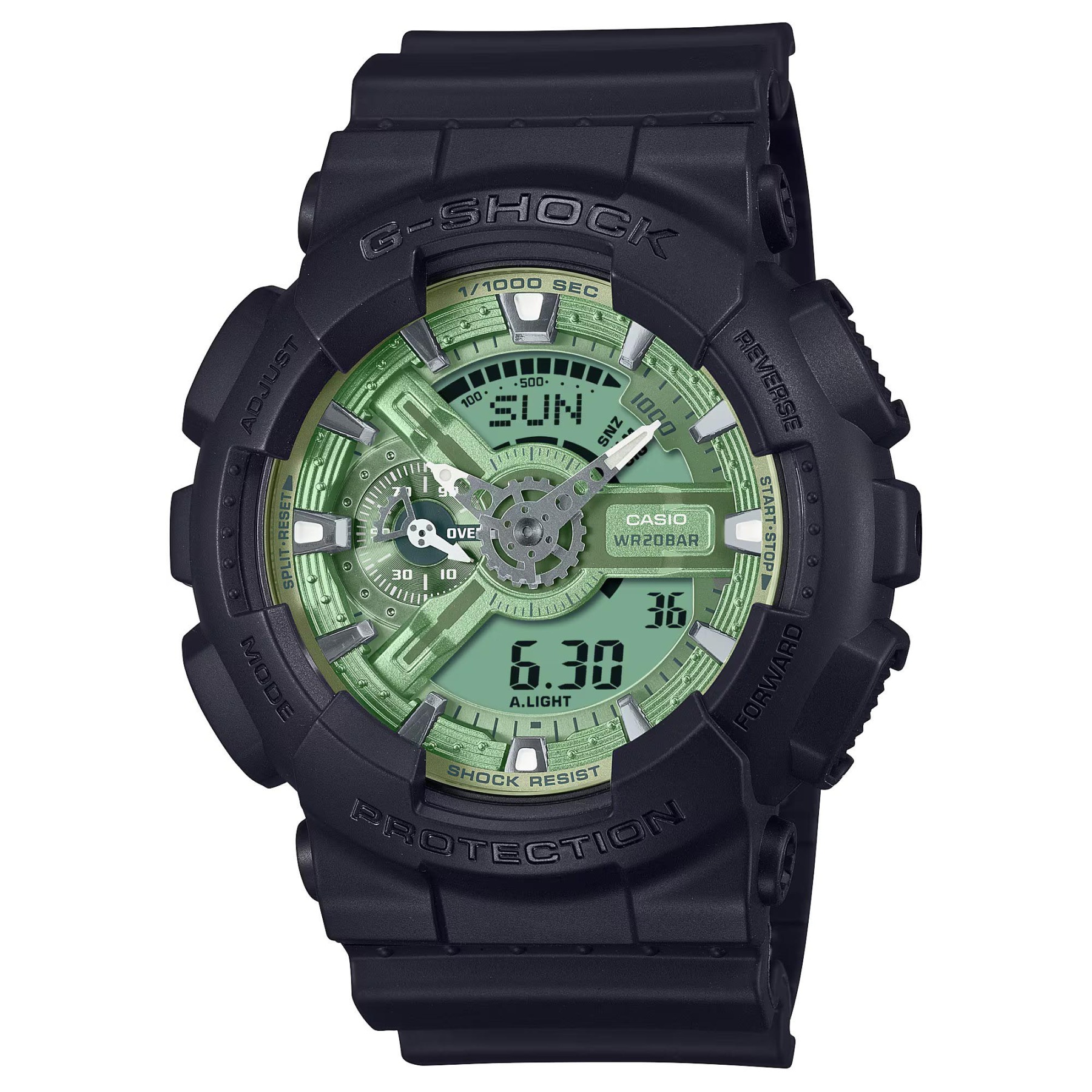 Casio G-Shock GA-110CD-1A3 Analog Digital Men's Watch (Sage Green & Black) GA110CD-1A3