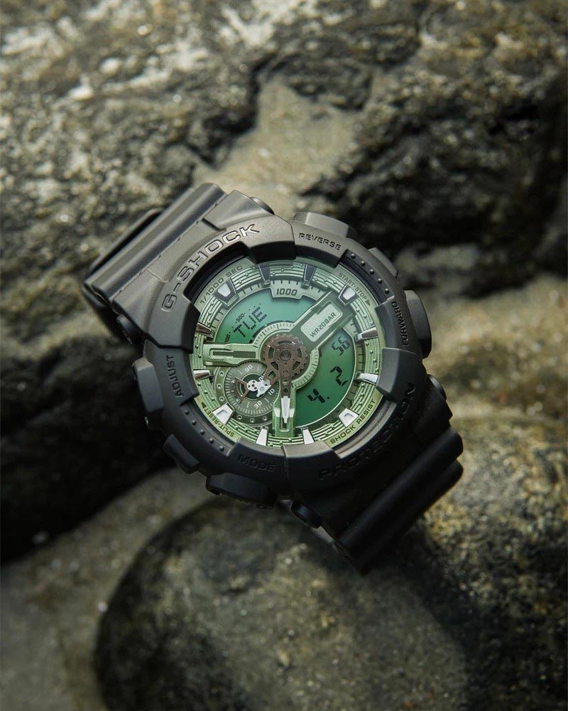 Casio G-Shock GA-110CD-1A3 Analog Digital Men's Watch (Sage Green & Black) GA110CD-1A3
