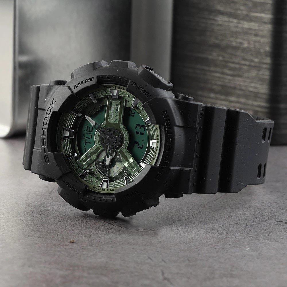 Casio G-Shock GA-110CD-1A3 Analog Digital Men's Watch (Sage Green & Black) GA110CD-1A3