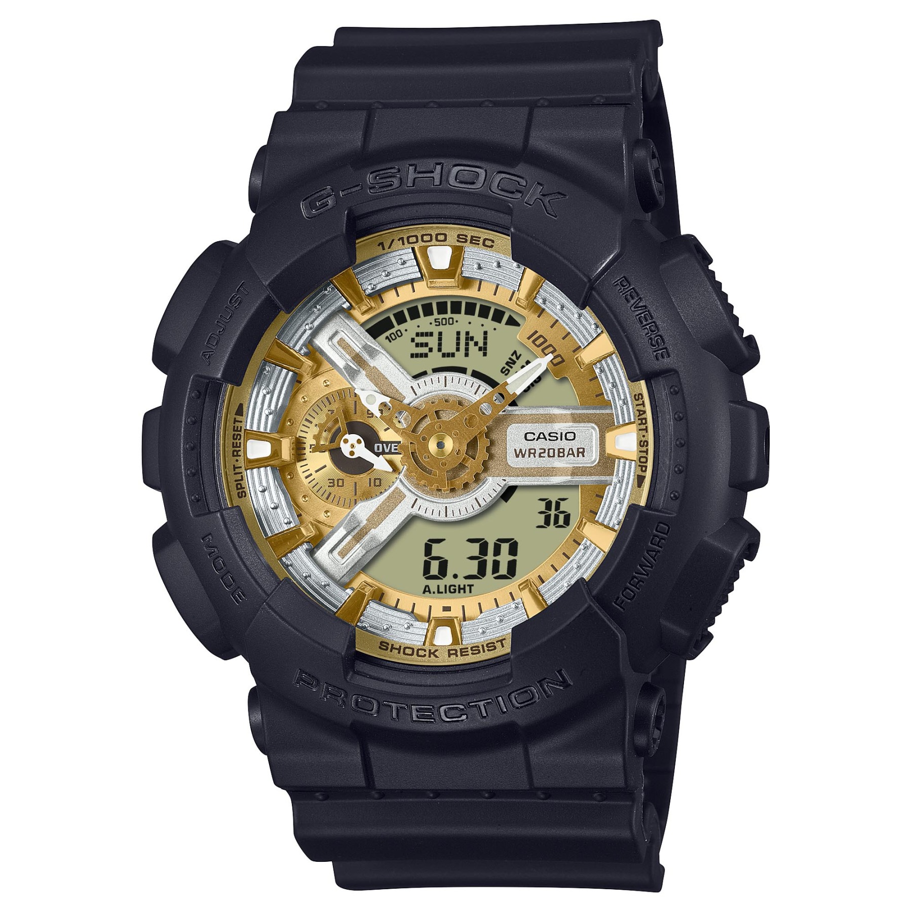 Casio G-Shock GA-110CD-1A9 Analog Digital Men's Watch (Gold & Silver) GA110CD-1A9