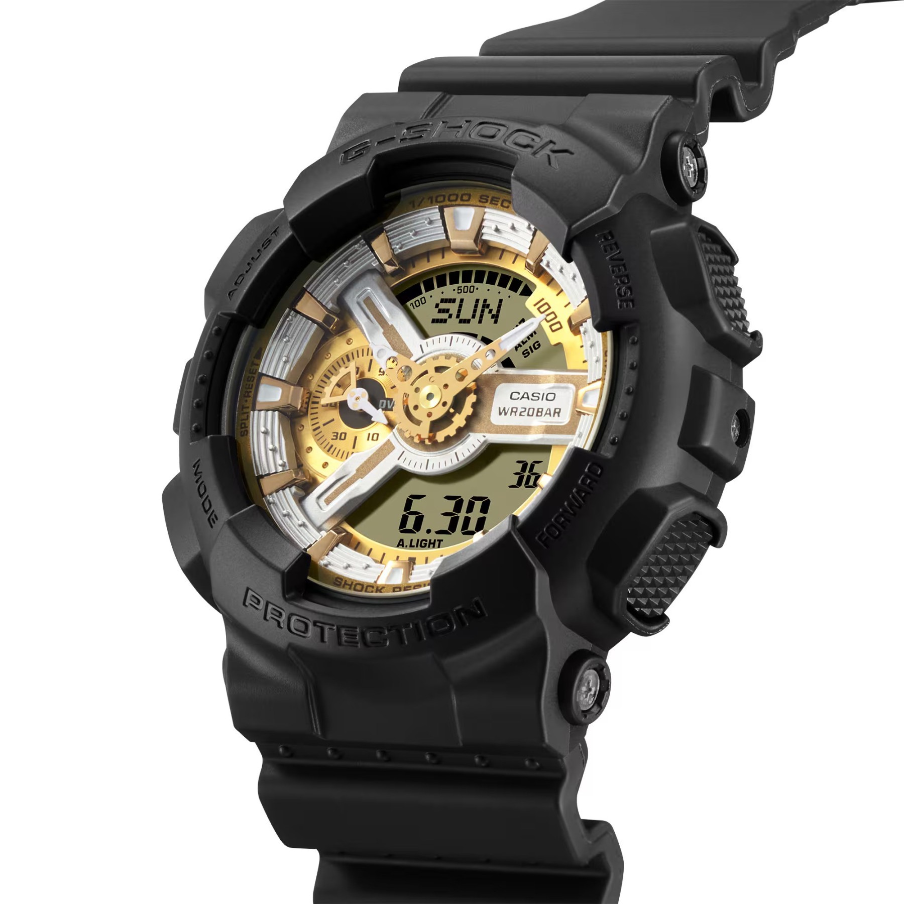 Casio G-Shock GA-110CD-1A9 Analog Digital Men's Watch (Gold & Silver) GA110CD-1A9