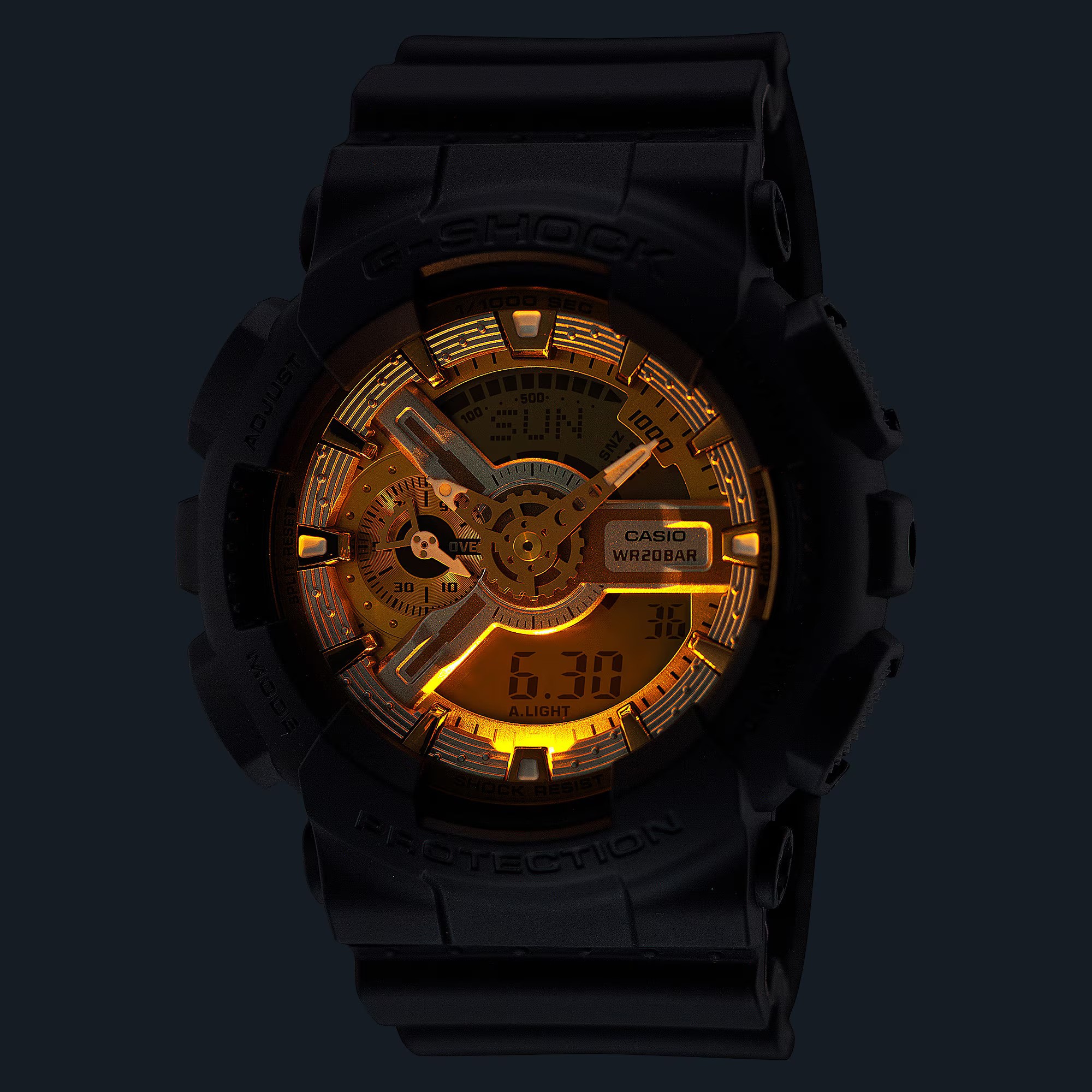 Casio G-Shock GA-110CD-1A9 Analog Digital Men's Watch (Gold & Silver) GA110CD-1A9