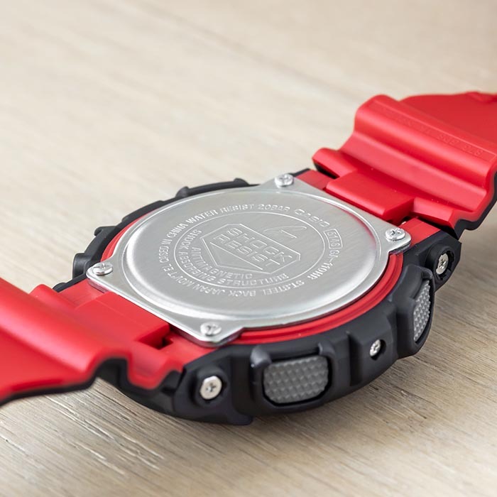Casio G-Shock GA-110HR-1A Analog Digital Men Watch Black Red ozdigitalwatch.com.au