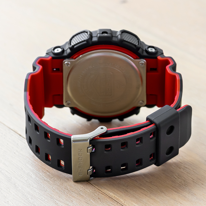 Casio G-Shock GA-110HR-1A Analog Digital Men Watch Black Red ozdigitalwatch.com.au