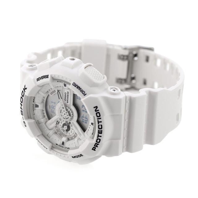 Casio G-Shock GA-110MW-7A Analog Digital Men Watch Marine White ozdigitalwatch.com.au