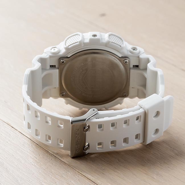 Casio G-Shock GA-110MW-7A Analog Digital Men Watch Marine White ozdigitalwatch.com.au