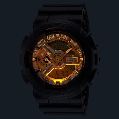 Casio G-Shock GA-110WD-1A Analog Digital Men's Watch (White & Black)