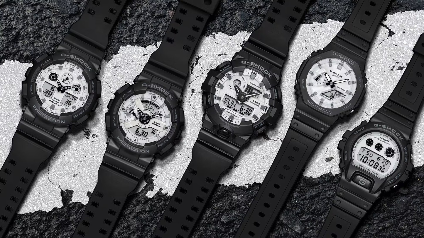 Casio G-Shock GA-110WD-1A Analog Digital Men's Watch (White & Black)
