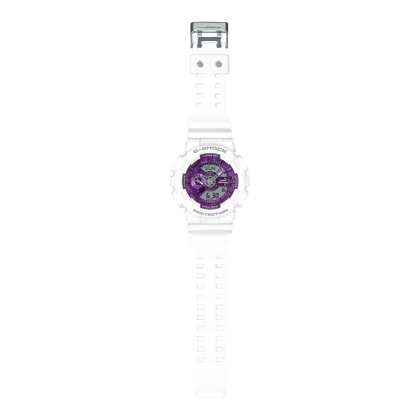 Casio G-Shock GA-110WS-7A Men Watch White Purple Winter Seasonal Collection ozDigitalWatch.com.au