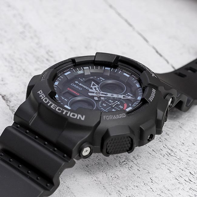 Casio G-Shock GA-140-1A1 Analog Digital Men Watch Black ozdigitalwatch.com.au