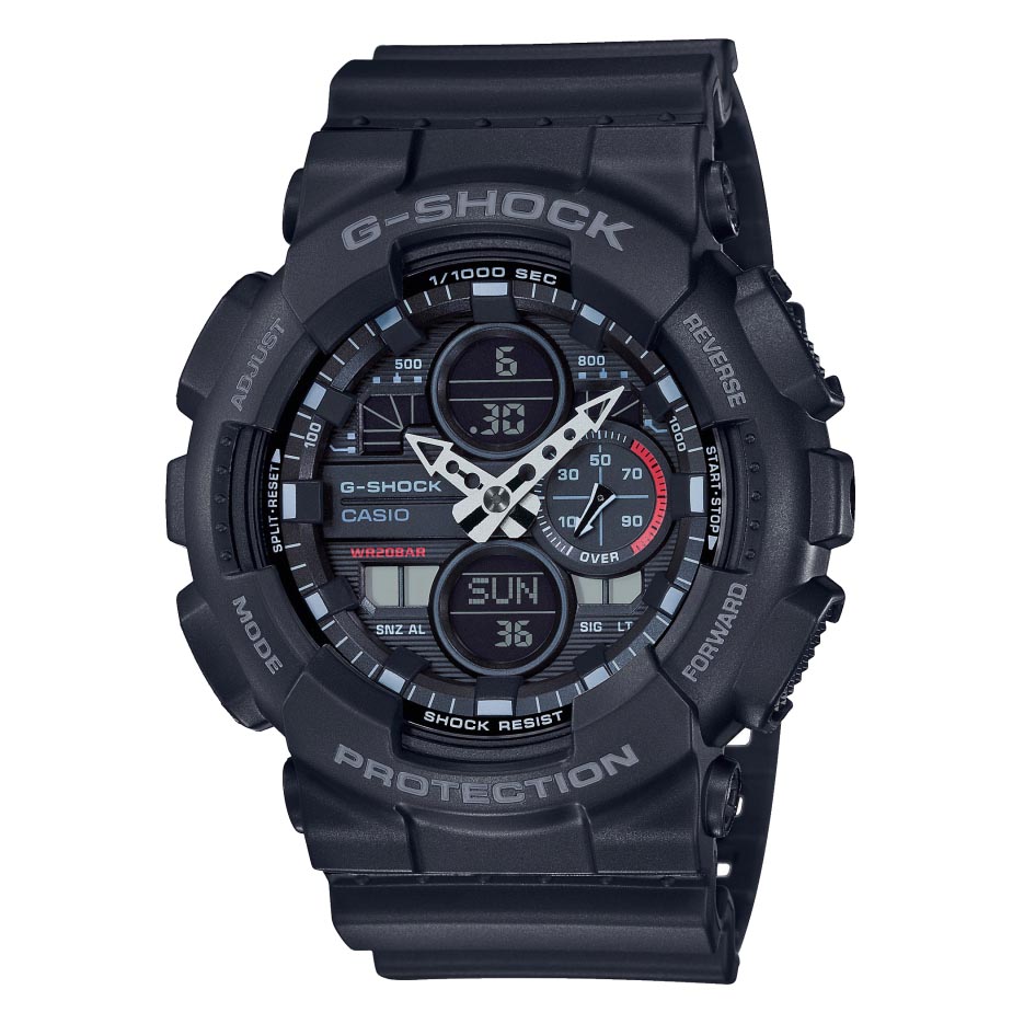 Casio G-Shock GA-140-1A1 Analog Digital Men's Watch (Black x Black) GA140-1A1
