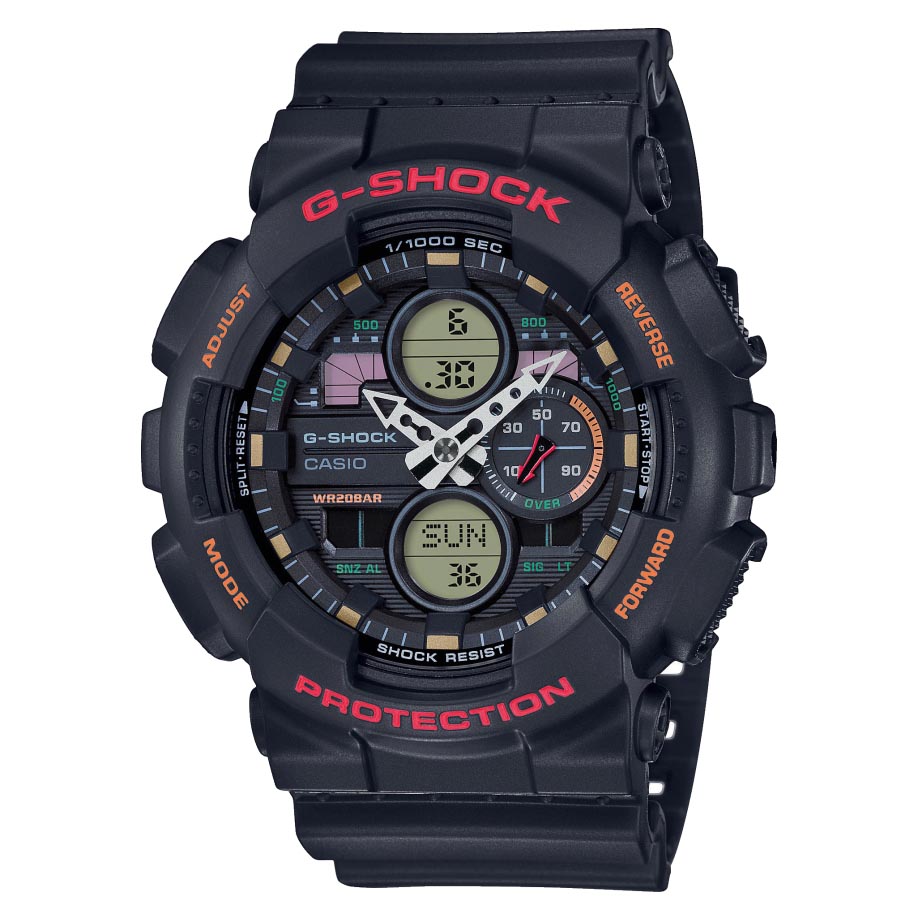 Casio G-Shock GA-140-1A4 Analog Digital Men's Watch (Black) GA140-1A4