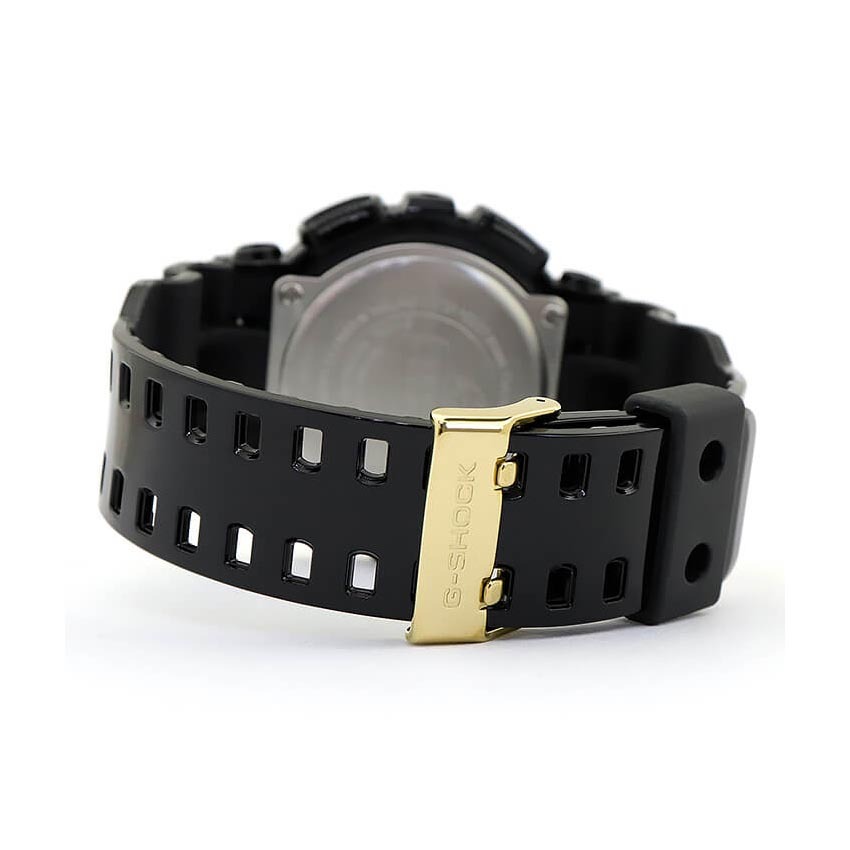 Casio G-Shock GA-140GB-1A1 Analog Digital Men Watch Black Gold ozdigitalwatch.com.au