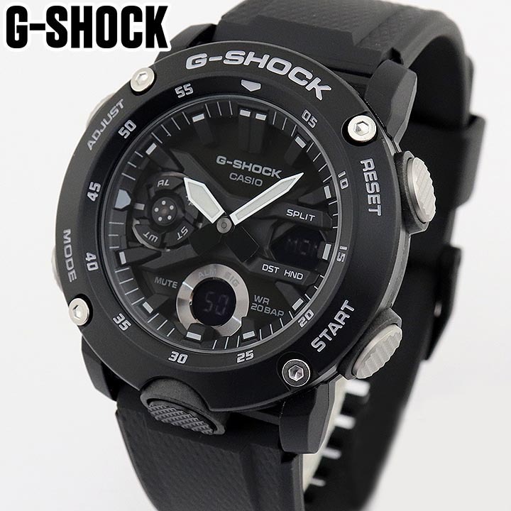 Casio G-Shock Carbon GA-2000S-1A Analog Digital Men Watch Black ozdigitalwatch.com.au