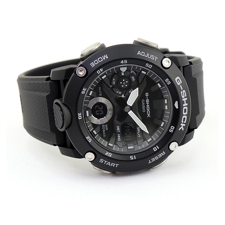 Casio G-Shock Carbon GA-2000S-1A Analog Digital Men Watch Black ozdigitalwatch.com.au