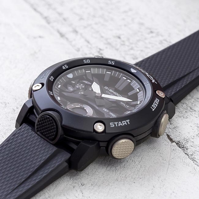 Casio G-Shock Carbon GA-2000S-1A Analog Digital Men Watch Black ozdigitalwatch.com.au