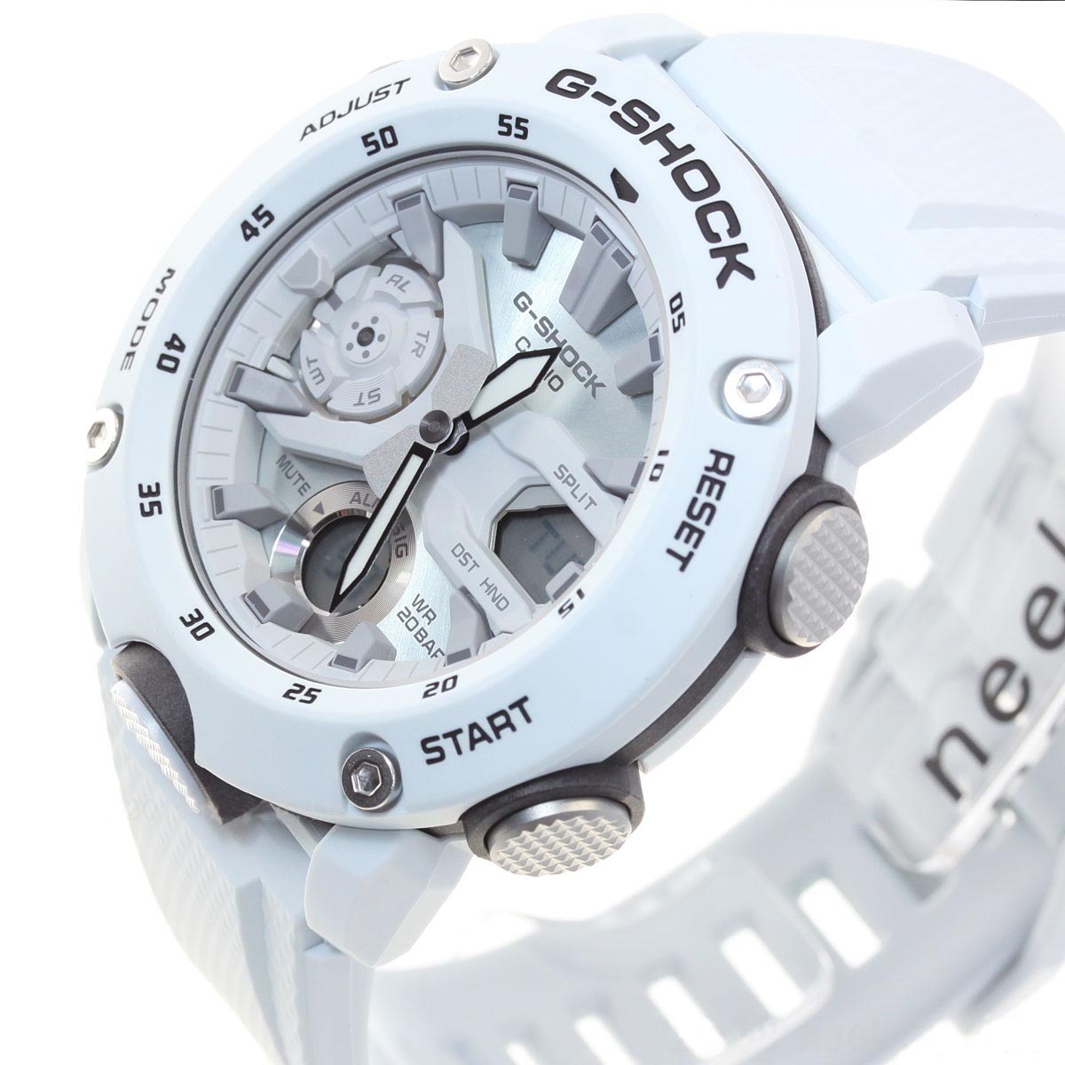 Casio G-Shock GA-2000S-7A Carbon Core Guard Analog Digital Men Watch (Light Grey) GA2000S-7A
