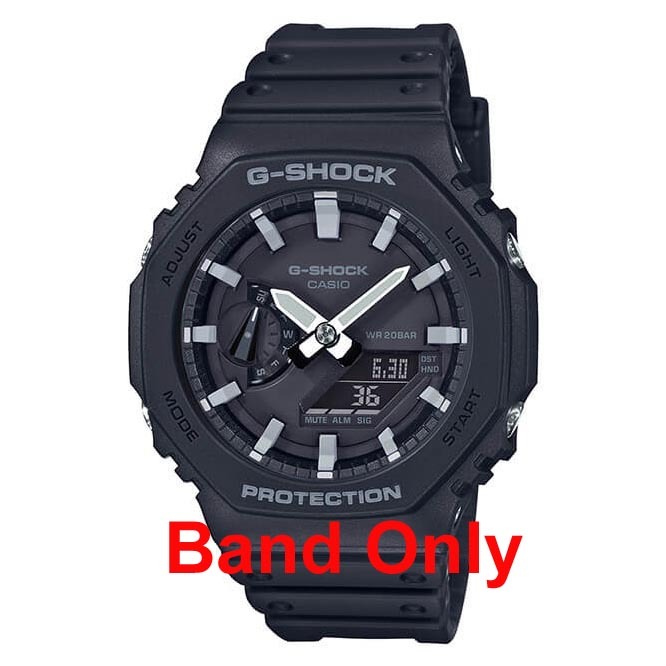 Casio G-Shock GA-2100 GA-2100SR GA-2100VB GA-B2100 Band Black Part No 10597558 ozdigitalwatch.com.au