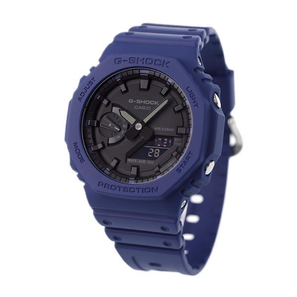 Casio G-Shock CasiOak GA-2100-2A Blue & Black Analog Digital Men's Watch