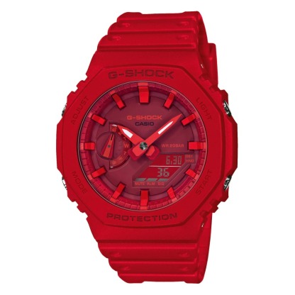 Casio G-Shock GA-2100-4A CasiOak Analog Digital Men's Watch (Red)  GA2100-4A