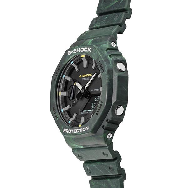 Casio G-Shock GA-2100FR-3A CasiOak Analog Digital Men's Watch (Green) Misty Forests Series GA2100FR-3A