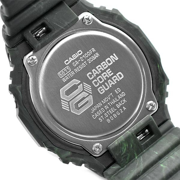 Casio G-Shock GA-2100FR-3A CasiOak Analog Digital Men's Watch (Green) Misty Forests Series GA2100FR-3A