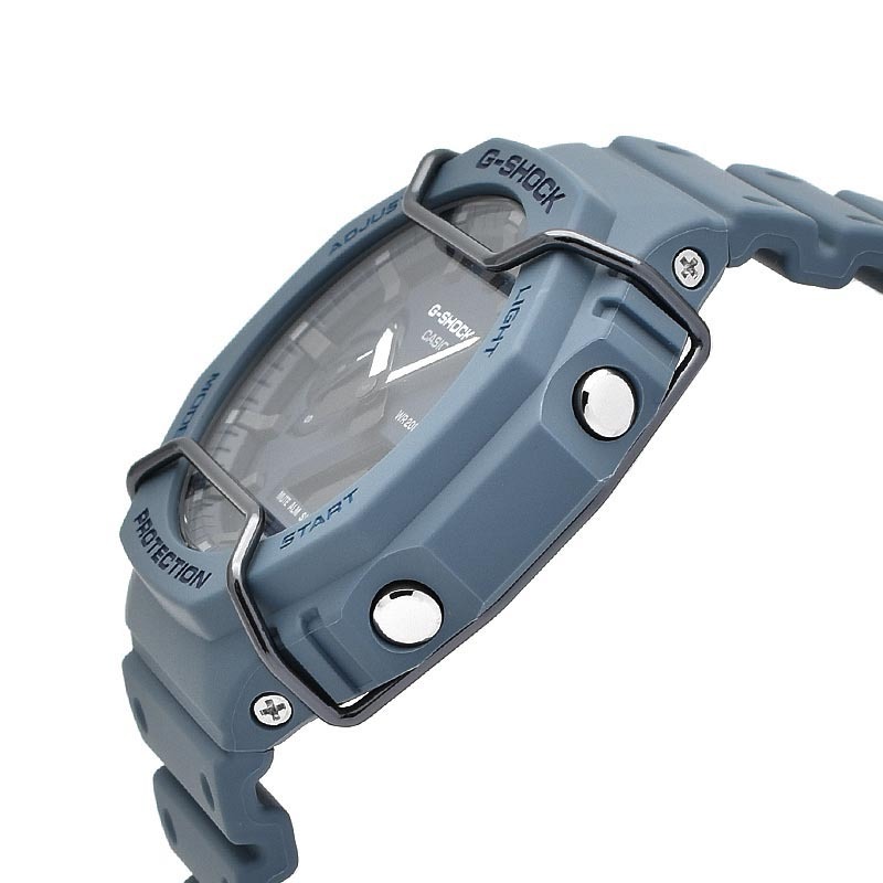 Casio G-Shock GA-2100PT-2A CasiOak Men Watch Blue with Face Protector ozDigitalWatch.com.au