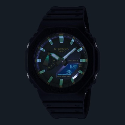 Casio G-Shock CasiOak GA-2100RC-1A Men Watch Black & Rust Design OzDigitalWatch.com.au