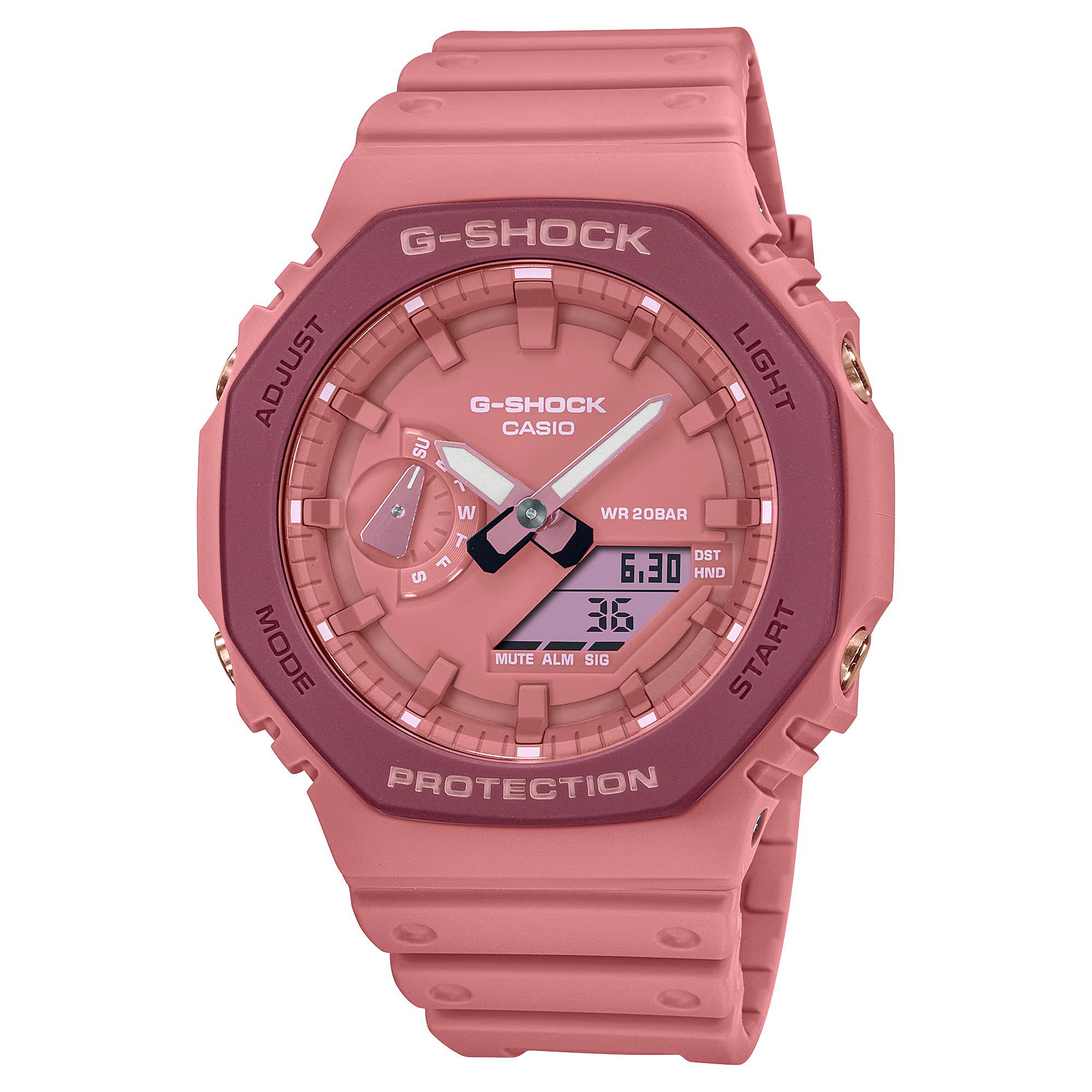 Casio G-Shock GA-2110SL-4A4 CasiOak Analog Digital Watch Pink Togenkyo Series ozDigitalWatch.com.au