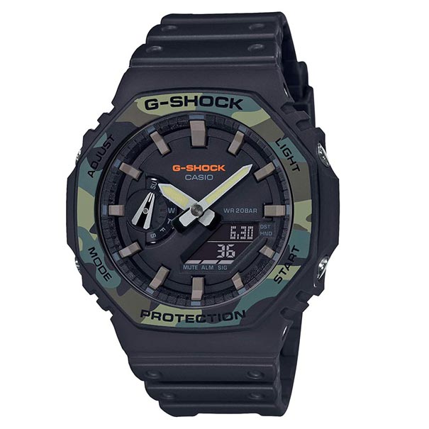 Casio G-Shock GA-2100SU-1A CasiOak Analog Digital Men's Watch (Camouflage x Black) GA2100SU-1A