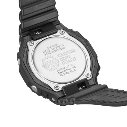 Casio G-Shock CasiOak GA-2100VB-1A Men Watch Black Blue Virtual Reality ozDigitalWatch.com.au