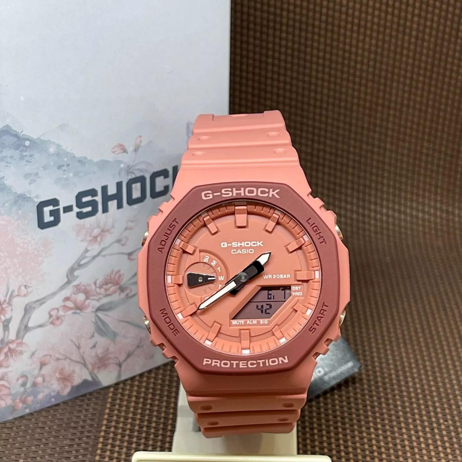 Casio G-Shock GA-2110SL-4A4 CasiOak Analog Digital Watch Pink Togenkyo Series ozDigitalWatch.com.au