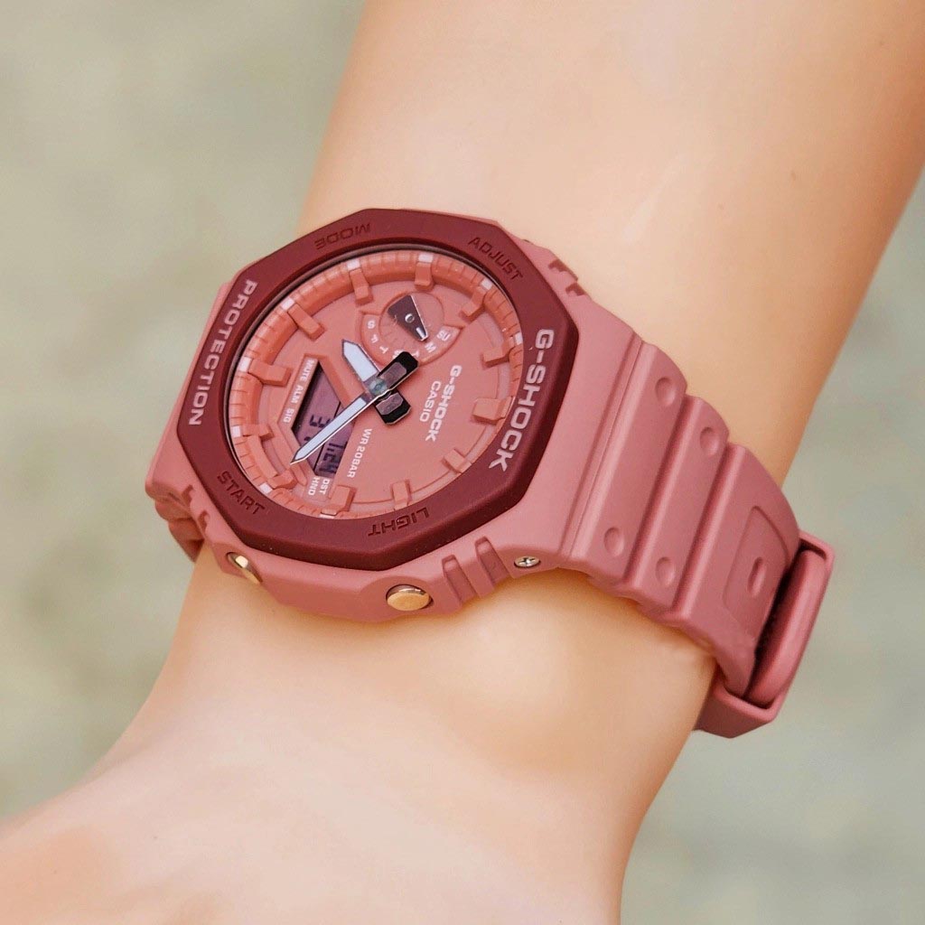 Casio G-Shock GA-2110SL-4A4 CasiOak Analog Digital Watch Pink Togenkyo Series ozDigitalWatch.com.au