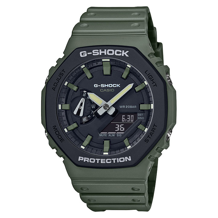 Casio G-Shock GA-2110SU-3A CasiOak Analog Digital Men's Watch (Green x Black) GA2110SU-3A