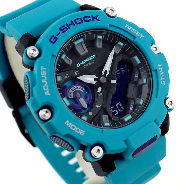 Casio G-Shock GA-2200-2A Analog Digital Men Watch Turquoise ozdigitalwatch.com.au