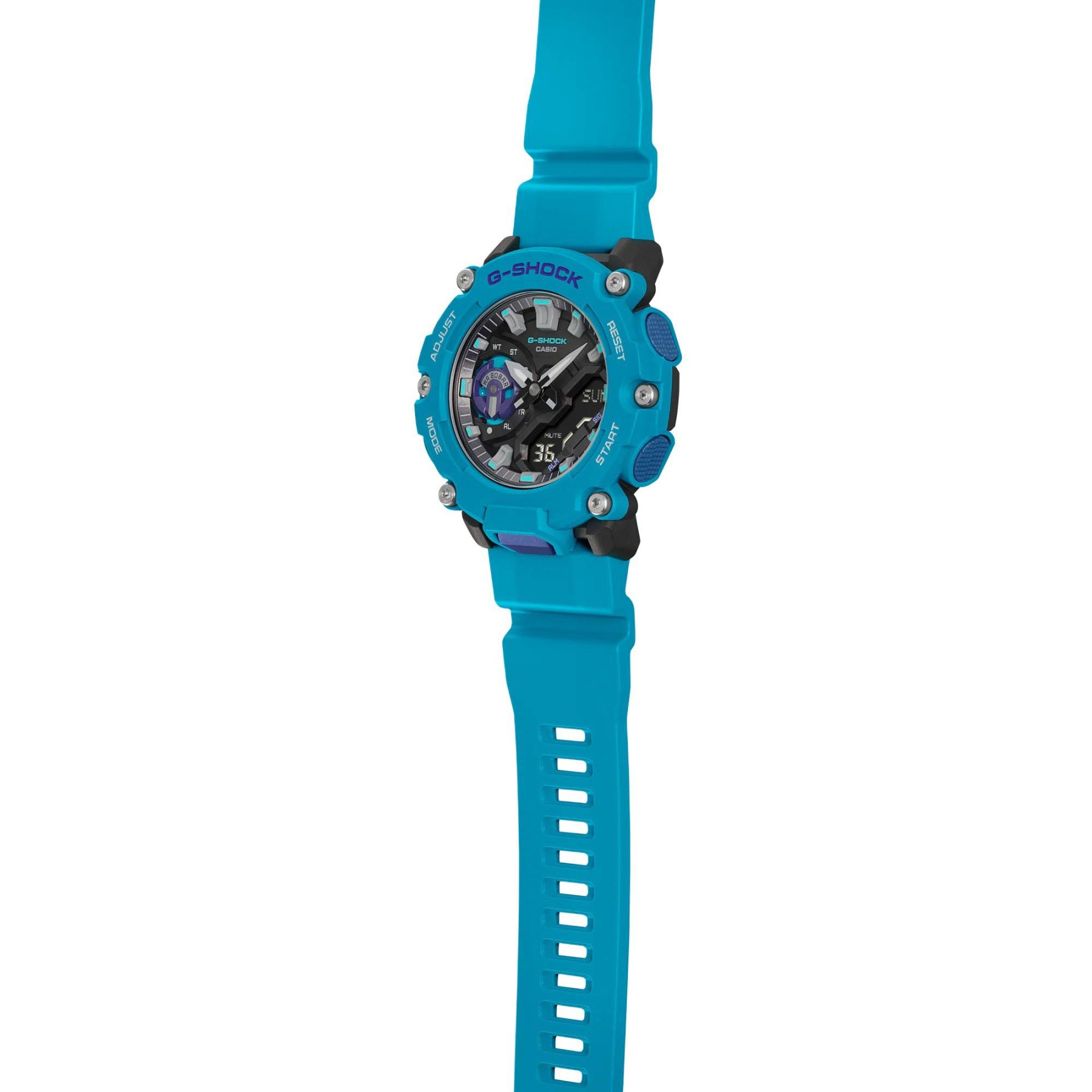 Casio G-Shock GA-2200-2A Analog Digital Men Watch Turquoise ozdigitalwatch.com.au