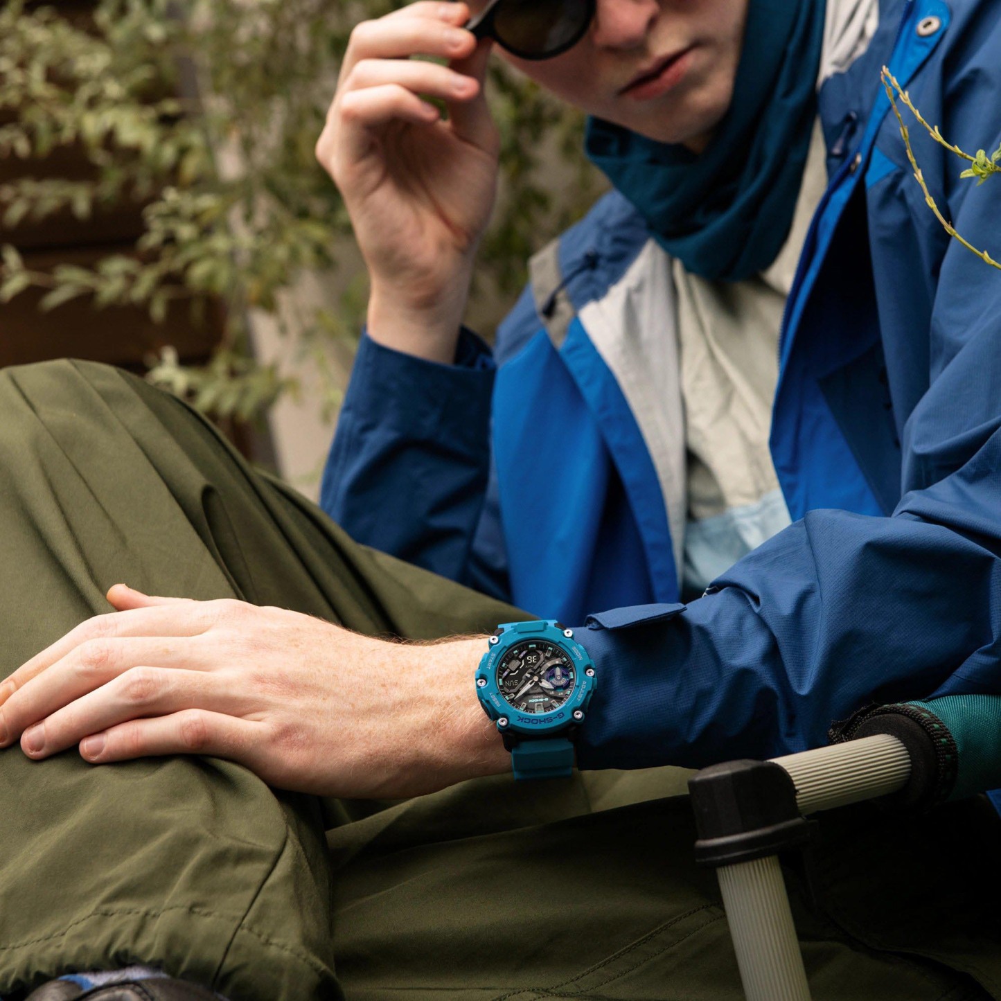 Casio G-Shock GA-2200-2A Analog Digital Men Watch Turquoise ozdigitalwatch.com.au