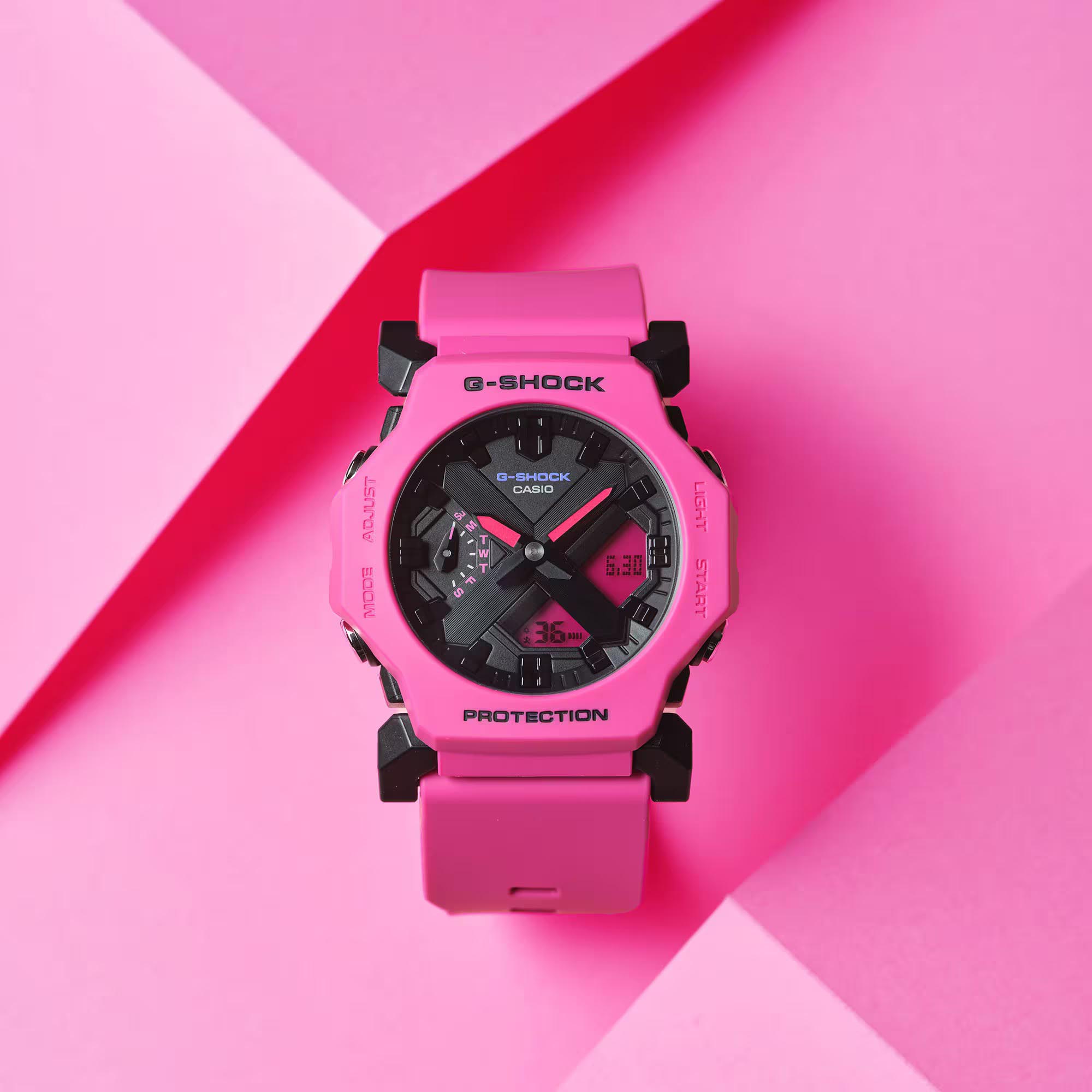 Casio G-Shock GA-2300-4A Analog-Digital Men Watch (Pink x Black) GA2300-4A