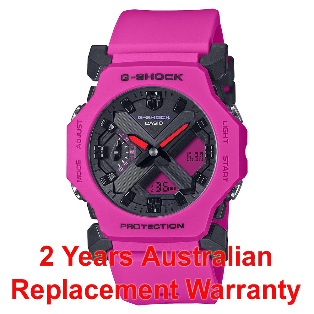Casio G-Shock GA-2300-4A Analog-Digital Men Watch (Pink x Black) GA2300-4A