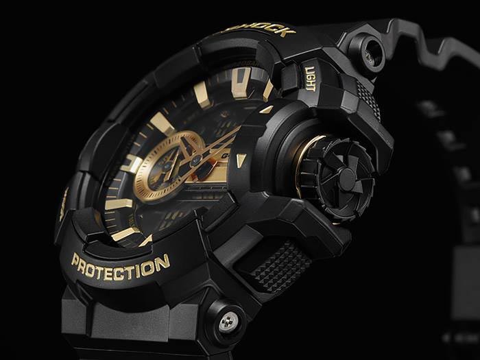 Casio G-Shock GA-400GB-1A9 Analog Digital Men's Watch Black Gold ozdigitalwatch.com.au