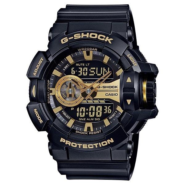 Casio G-Shock GA-400GB-1A9 Analog Digital Men's Watch (Black x Gold) GA400GB-1A9