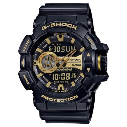 Casio G-Shock GA-400GB-1A9 Analog Digital Men's Watch (Black x Gold) GA400GB-1A9