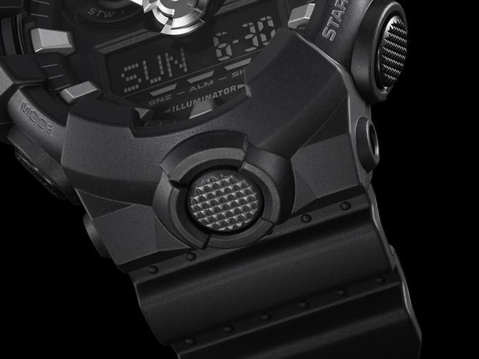 Casio G-Shock GA-700-1B Analog Digital Men Sport Watch Black ozdigitalwatch.com.au