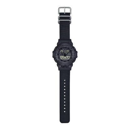 Casio G-Shock GA-700BCE-1A Analog Digital Men Watch Black Cordura Cloth Band ozDigitalWatch.com.au